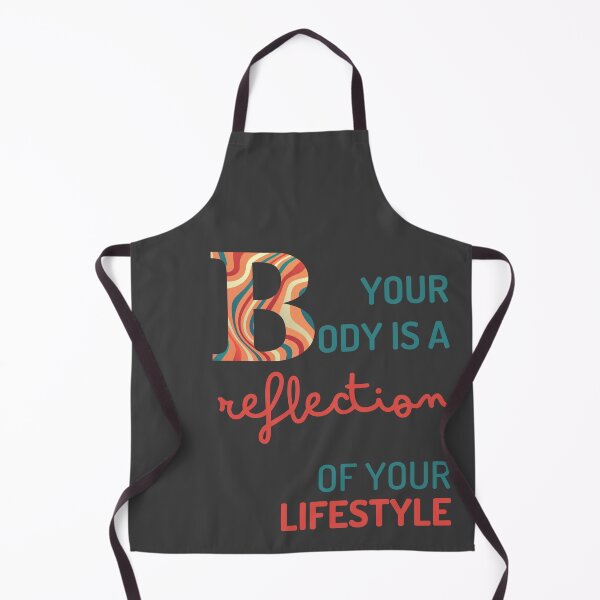 Item preview, Your Body is a Reflection of Your Lifestyle designed and sold by Cute-Jory-Store.