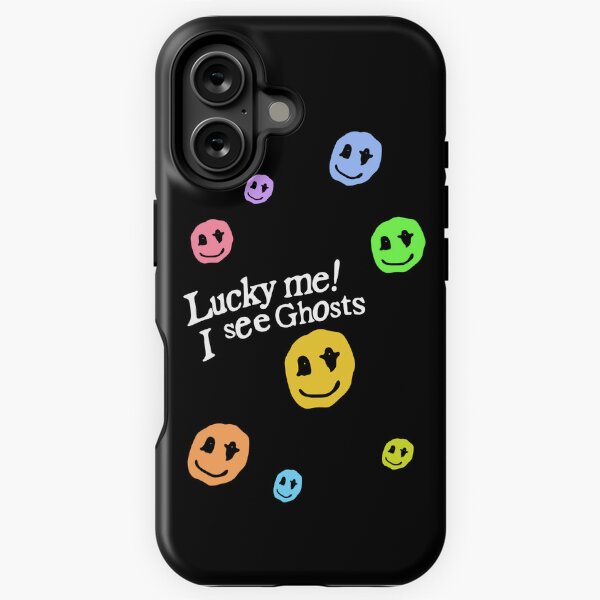 Item preview, Lucky Me I See Ghosts White Rainbow designed and sold by hannahvira.