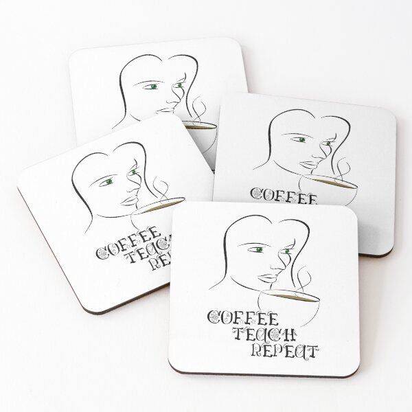 Item preview, Coffee Teach Repeat designed and sold by diaza.