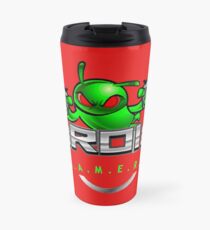 Droidgamers Logo with text Travel Mug