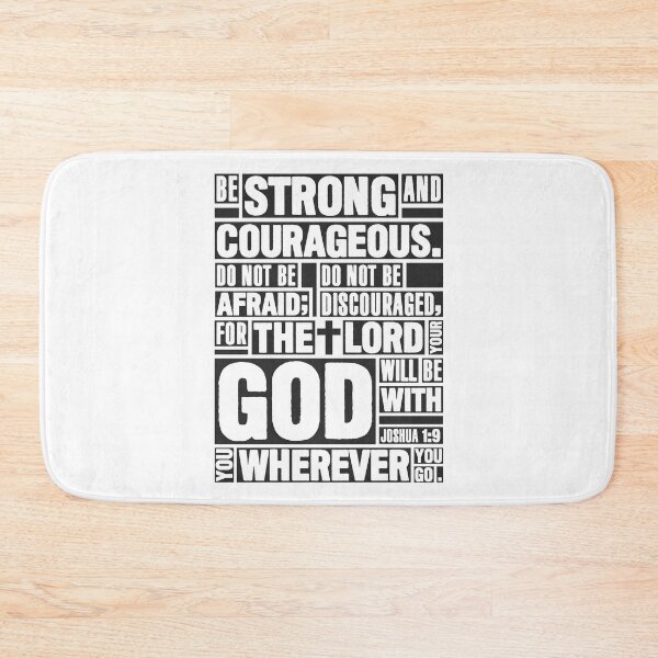 Item preview, Joshua 1:9 Be Strong and Courageous designed and sold by plushism.