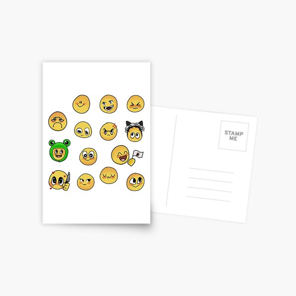 Cursed Emoji - Adorable Postcard for Sale by Luke Paris