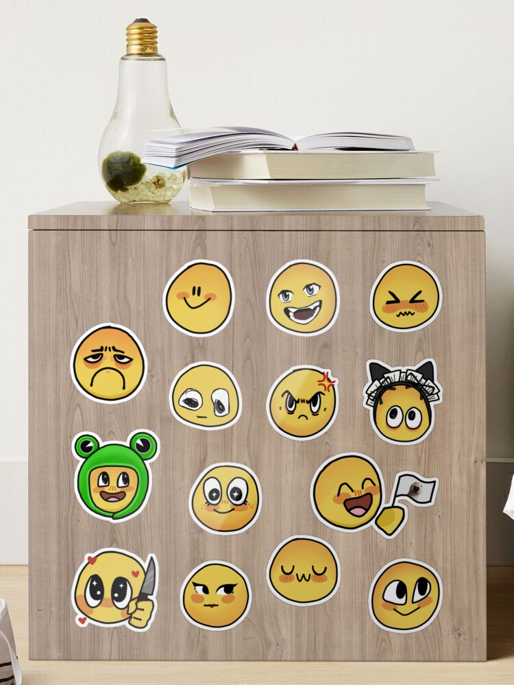 Cursed Emoji Set Sticker by evaolsen