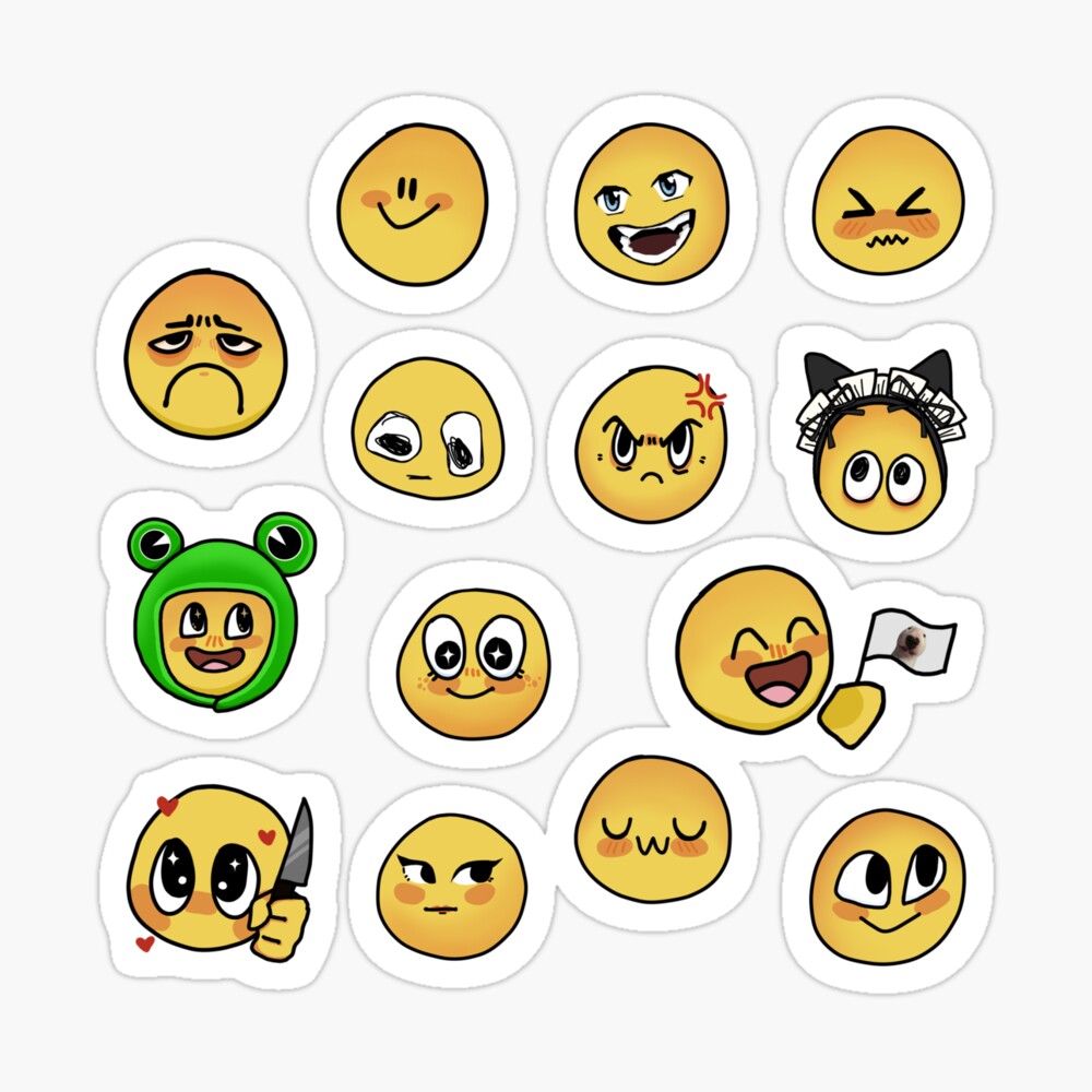 Sad cursed emoji Art Board Print for Sale by jenmish