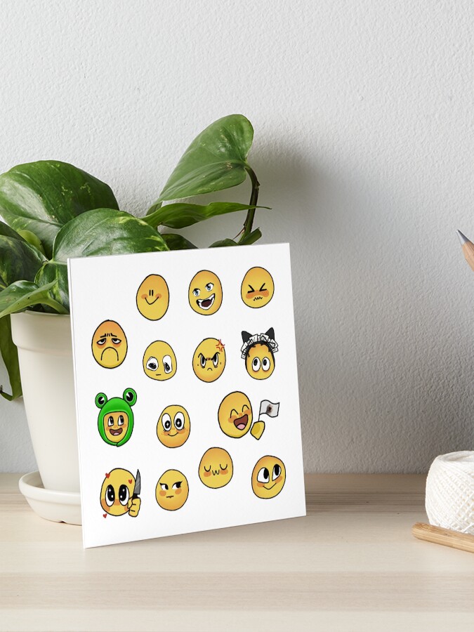 Cursed emojis part 2 | Art Board Print