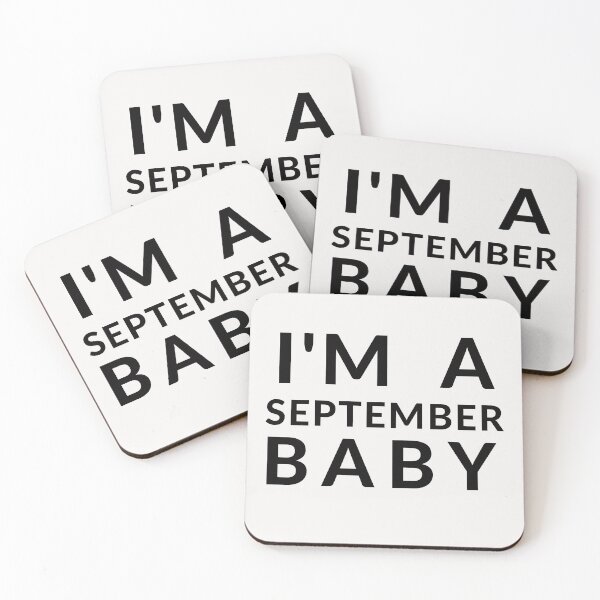 Item preview, I'M A SEPTEMBER BABY designed and sold by RobbiesMusic.