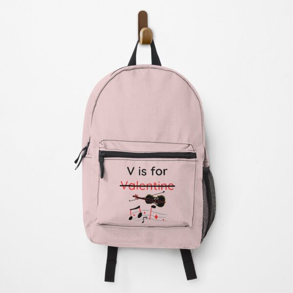 Item preview, V is for violin music note graphic strikeout valentine designed and sold by neliswaj.