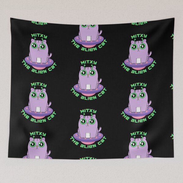 Item preview, Mitxy The Alien Cat designed and sold by Serotonin4u.