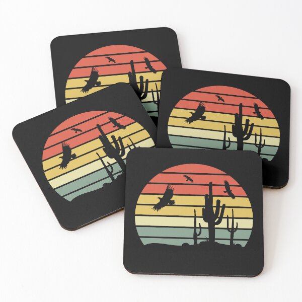 Item preview, Retro Vintage Arizona Desert Saguaro Cactus designed and sold by designandclouds.