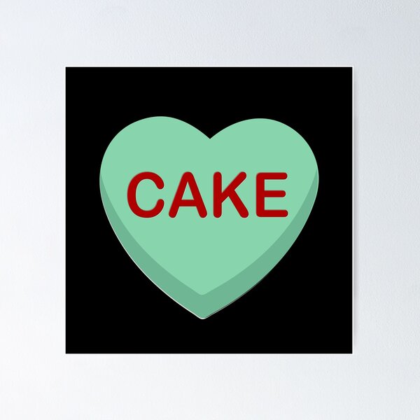 Item preview, Candy Heart Anti Valentines Day, Cake designed and sold by ACC .
