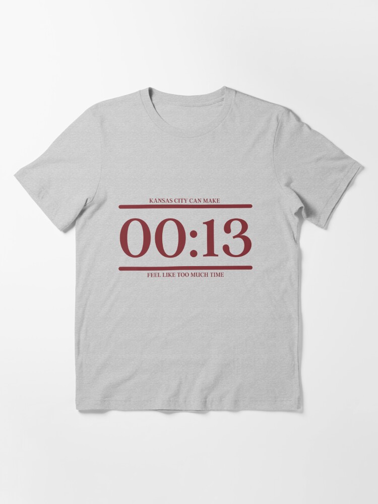 13 seconds Chiefs ' Essential T-Shirt for Sale by SOUFIANE