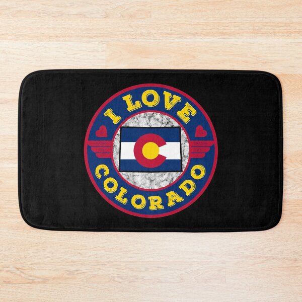 Item preview, I Love Colorado State Map and Flag designed and sold by Worldesigns by Artsiren.