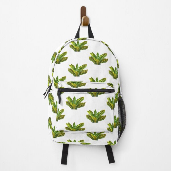 Item preview, Garden croton/variegated croton/white background designed and sold by VeenaNair23.