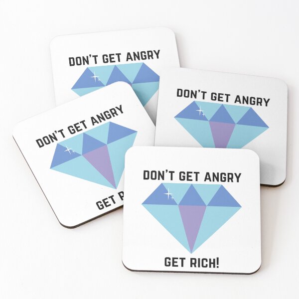 Item preview, Don't Get Angry Get Rich-Motivational Quotes For Life designed and sold by theredsharp.