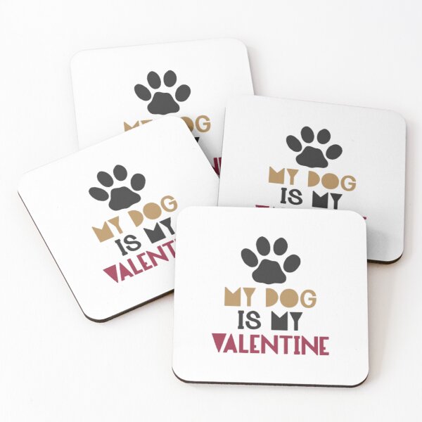 Item preview, My dog is my Valentine designed and sold by Wienerful.