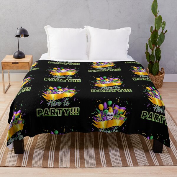 Item preview, Here to Party Mardi Gras. designed and sold by JockArts.