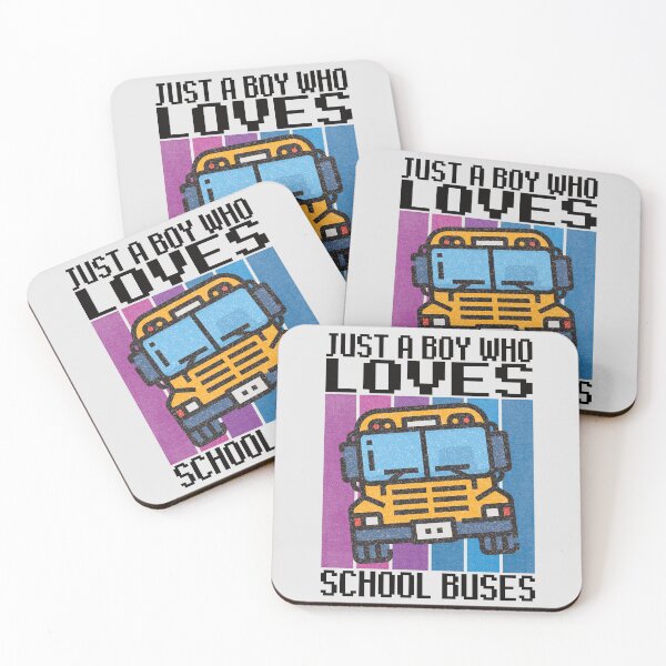 Item preview, Just a boy who loves school buses - funny quote designed and sold by VichallanStudio.