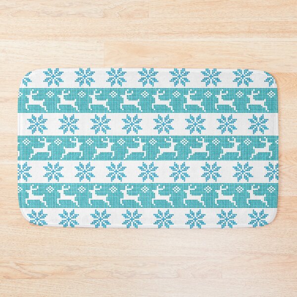 Item preview, Watercolour Fair Isle in Teal designed and sold by The Wellington Boot.