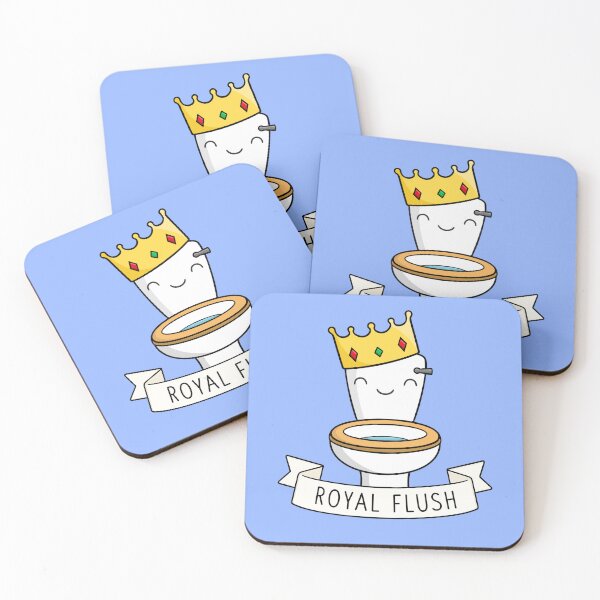 Item preview, Royal Flush  - Cute Poker Design designed and sold by BaconPancakes21.