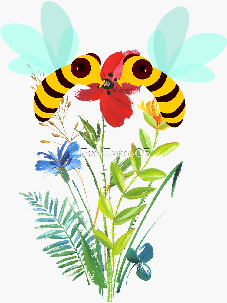 Cute Bee - Bee - Sticker