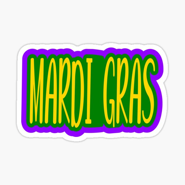 Mobile Mardi Gras Stickers