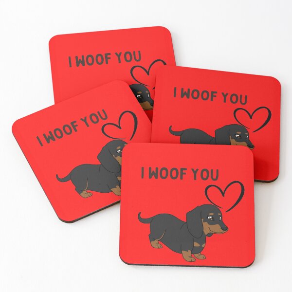 Item preview, I WOOF YOU ARF designed and sold by Wienerful.
