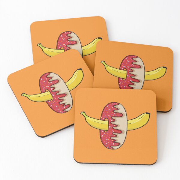Item preview, Banana inside a donut designed and sold by Donutlovers.