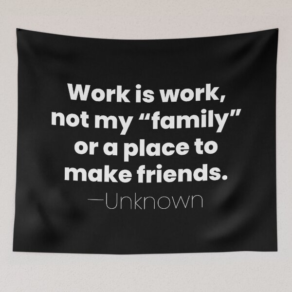 Item preview, Work Is Work, Unknown Introvert Quote designed and sold by MariosNydras.