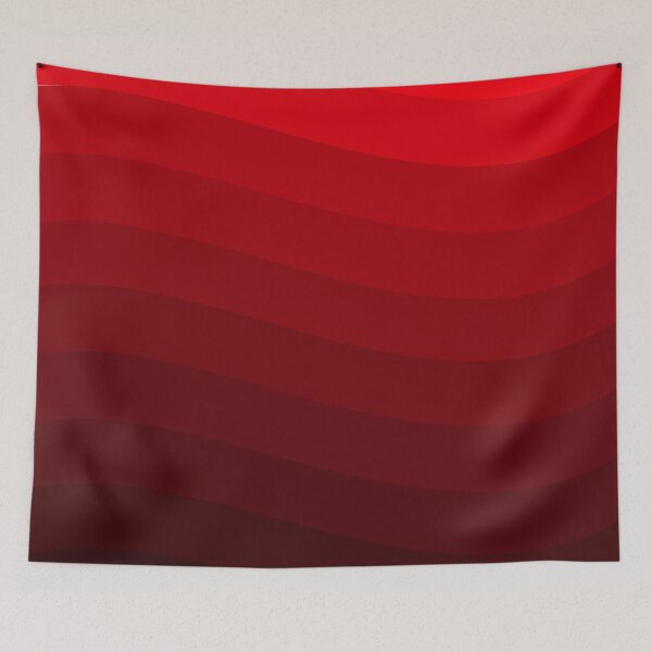 Item preview, Wavy Faded Red Color designed and sold by KheinJohn.