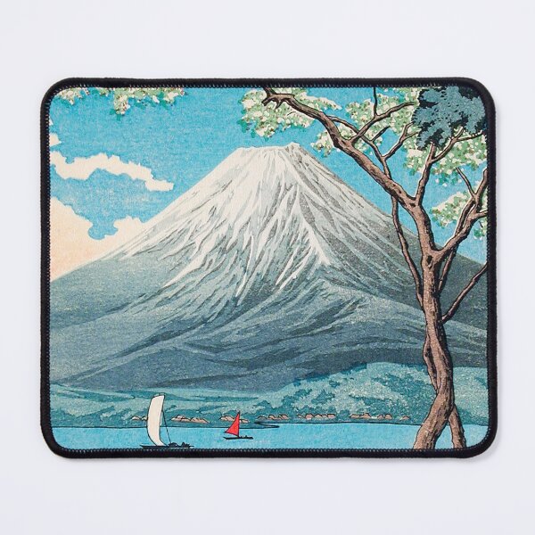 Item preview, Mount Fuji from Lake Yamanaka print by Hiroaki Takahashi designed and sold by ramazis.
