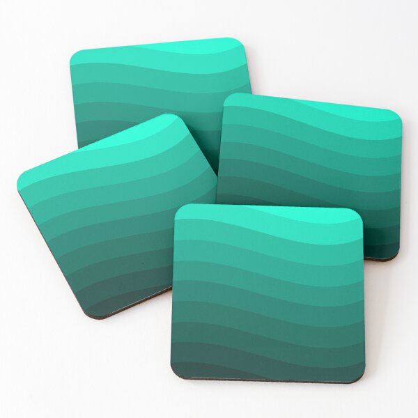 Item preview, Wavy Faded Cyan Color designed and sold by KheinJohn.