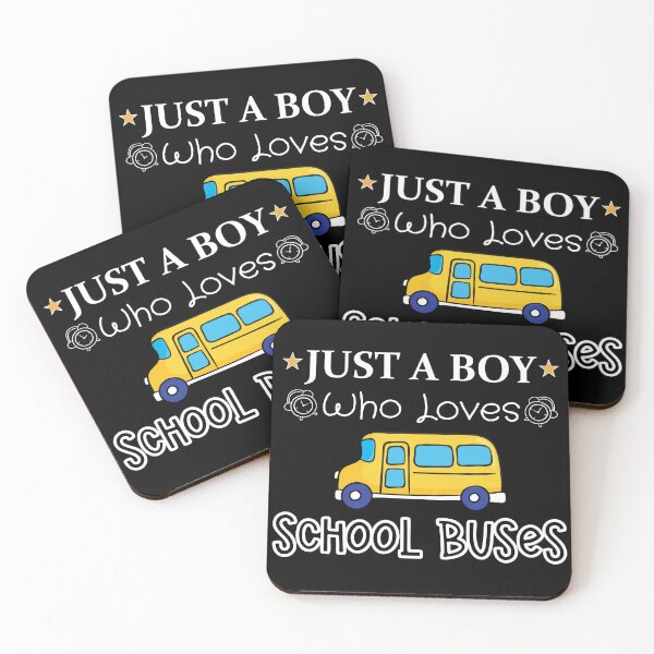 Item preview, School Bus Driver Lovers, Just A Boy Who Loves School Buses designed and sold by hattem.