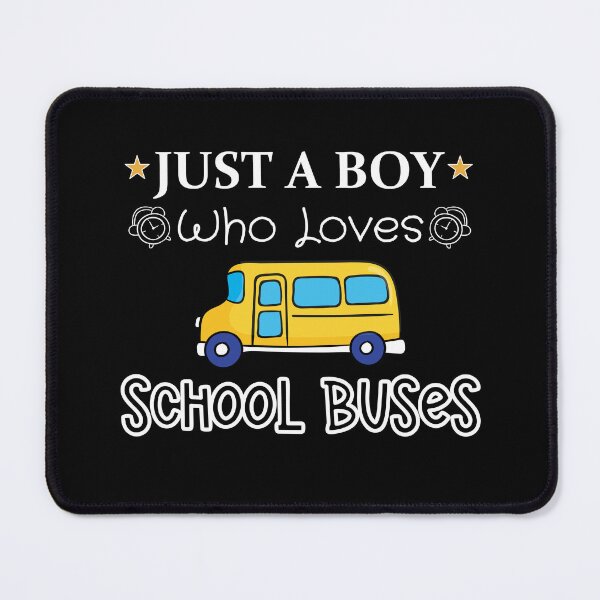Item preview, School Bus Driver Lovers, Just A Boy Who Loves School Buses designed and sold by hattem.
