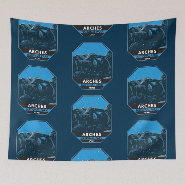 Item preview, Arches National Park Utah Night designed and sold by KrisSidDesigns.