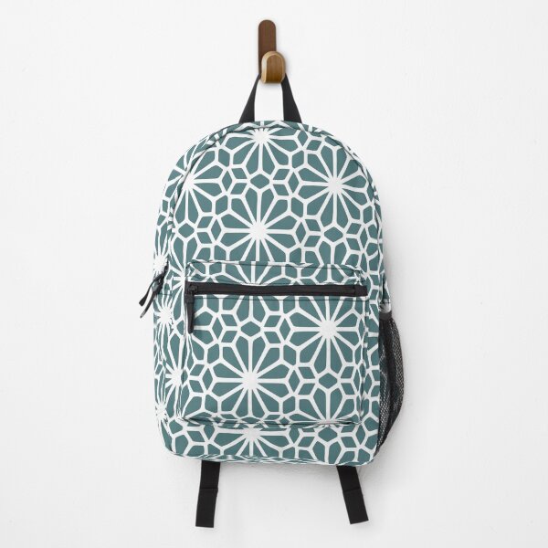 Item preview, Geometric Flower Pattern Petrol designed and sold by Lagom-Grafisk.