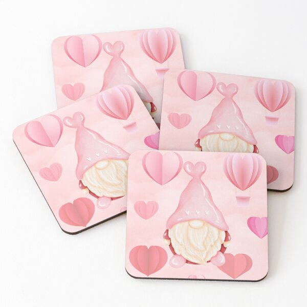 Item preview, Pink gnome with heart designed and sold by JRCS.