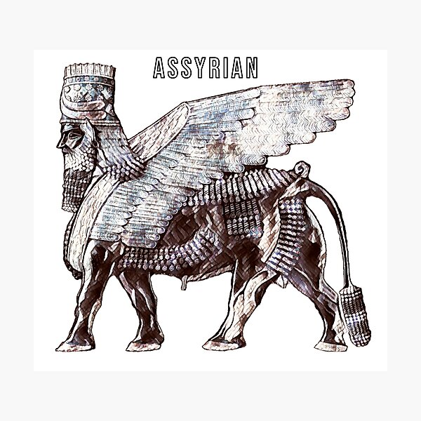 Item preview, Assyrian Lamassu designed and sold by doniainart.