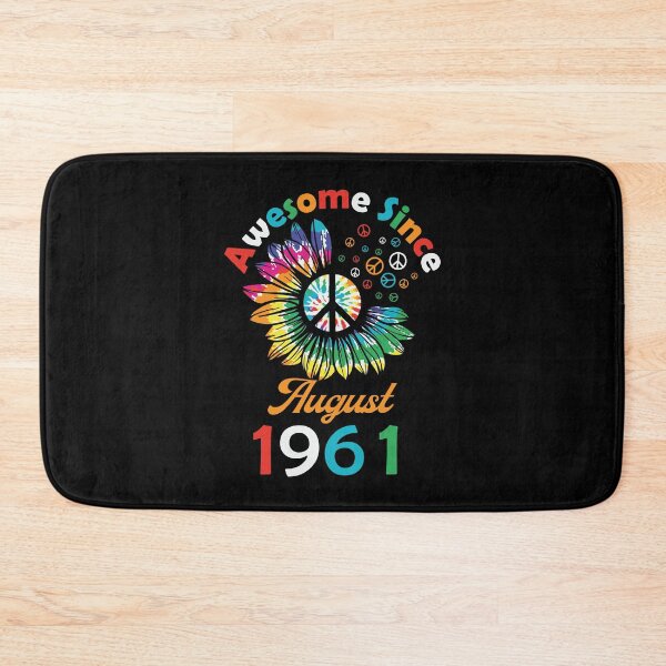 Item preview, Funny Birthday Quote, Awesome Since August 1961, Retro Birthday designed and sold by Estrytee.
