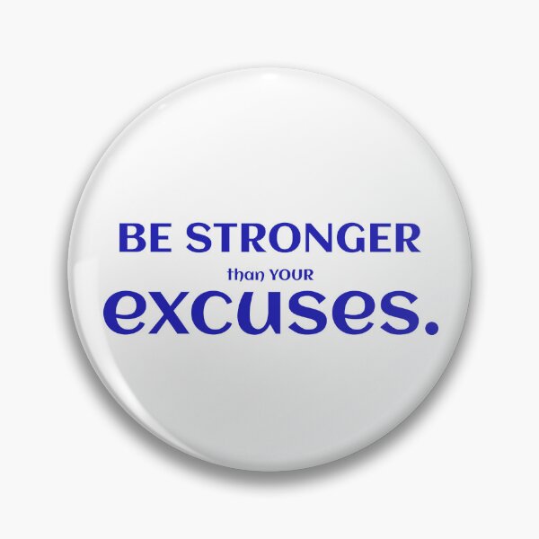 Item preview, Gym Motivation Be Stronger Than Your Excuses Positive Trendy designed and sold by Zuuag.