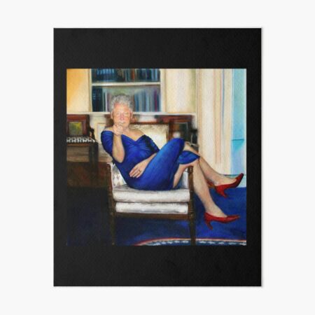 "Parsing Bill - Bill Clinton in Blue Dress - Jeffrey Epstein " Art