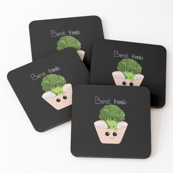 Item preview, Best Friends Cute Broccoli And Rise designed and sold by BigFatMistake.