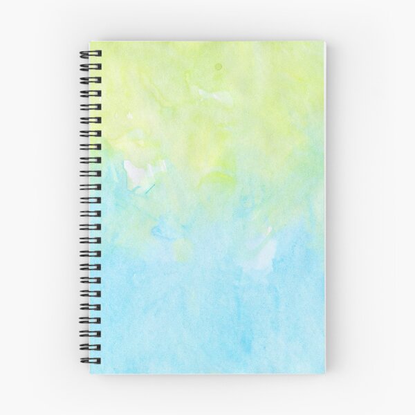 Artikelvorschau, Aquarelle - Pastellblau und Gelb entworfen und verkauft von Pixelamity.