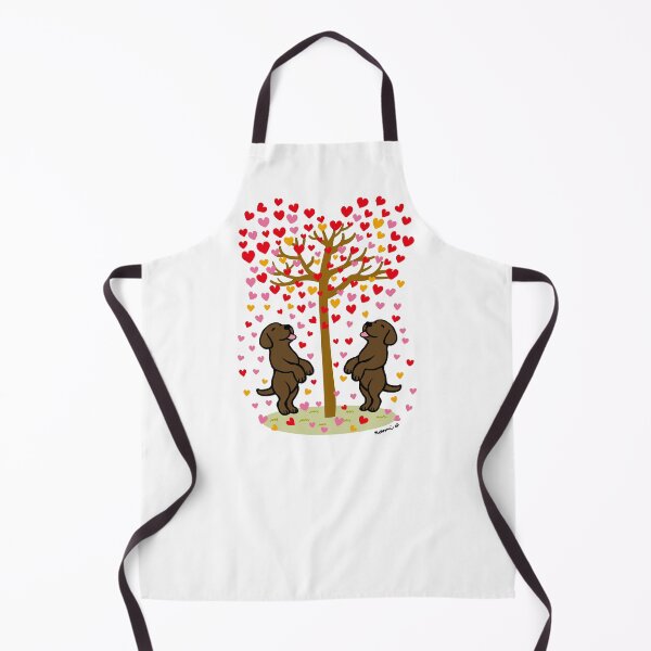 Item preview, Shower of Hearts and Chocolate Labrador Duo designed and sold by HappyLabradors.