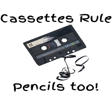 Artwork thumbnail, Cassettes Rule by BubbleTextBox