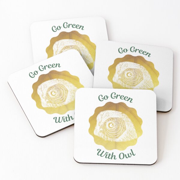 Item preview, Go Green With Owl designed and sold by kucingmaikan.