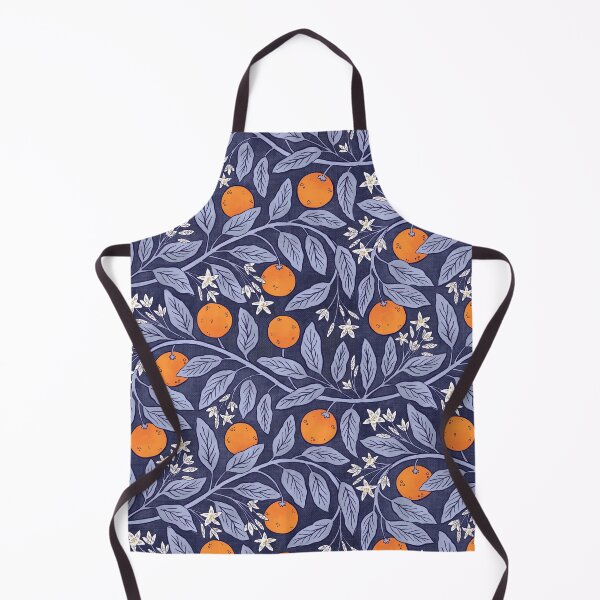 Item preview, Art Nouveau Oranges At Night Pattern designed and sold by DeKoro.
