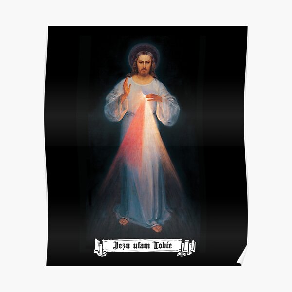 Obraz Miłosierdzia Bożego Jezu Ufam Tobie The Divine Mercy Image Catholic And Christian 5062