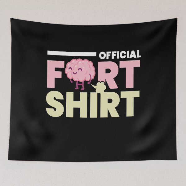 Item preview, Official Fart Shirt Brain Brain Fart designed and sold by MooonTees.