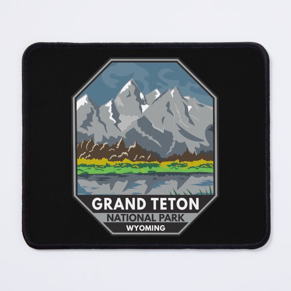 Item preview, Grand Teton National Park Wyoming Emblem designed and sold by KrisSidDesigns.