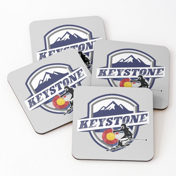 Item preview, Keystone USA Ski Skiing Colorado Sticker T-Shirt 02 designed and sold by OuterShellUK.